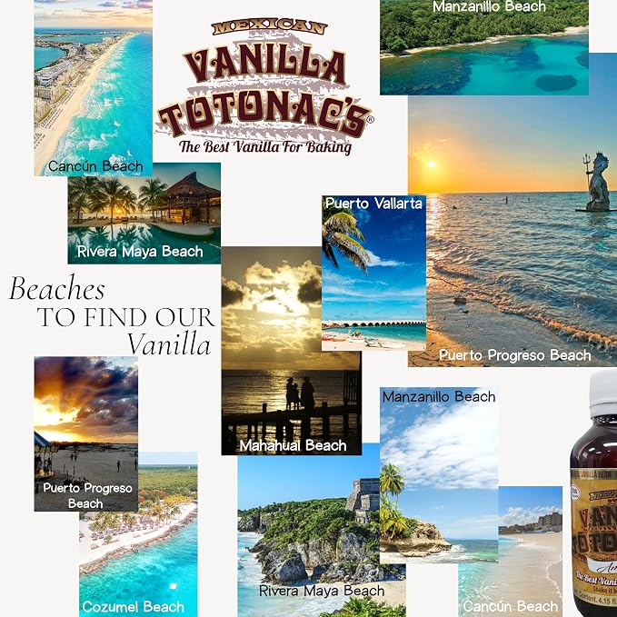 Mexican Vanilla Totonac’s Bottle - Pure Imported Vanilla Extract (Ambar/Clear: 250 ml / 8.3 Fl Oz (Pack of 1))
