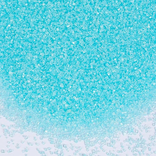 Edible Blue Sprinkles,150g,Bright Blue Sanding Sugar for Cake Decorating,Sky Blue Sprinkle Crystals Mix for Cookie,Ice Cream,Fondant Cake,Caramel Apples,Cupcakes,Desserts Toppers,Birthday Party,Festival Baking Decoration Supplies