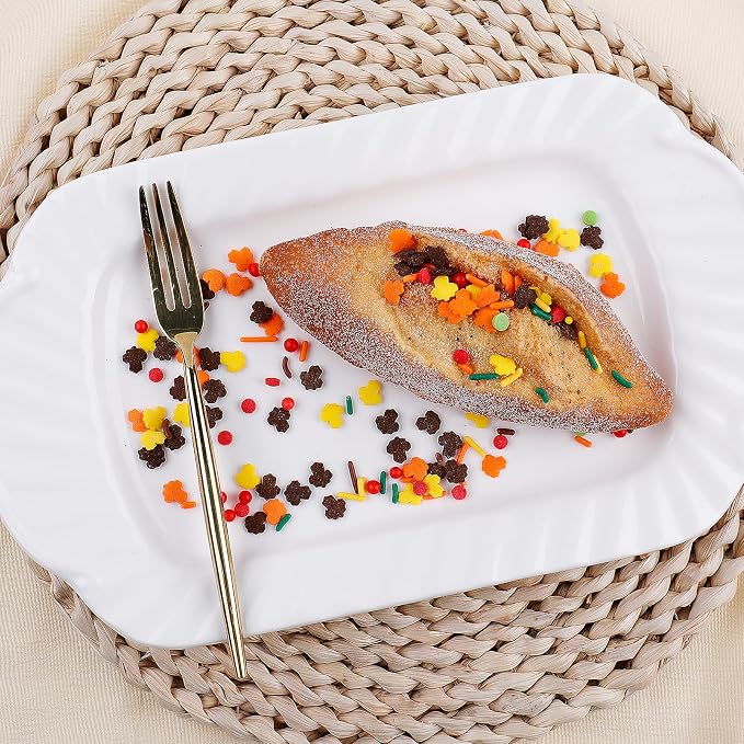 Fall Sprinkles for Baking, 4.6oz Thanksgiving Sprinkles Mixed Edible Leaf Pearl Jimmie for Cake Cupcake Cookie Dessert Ice Cream