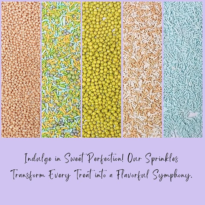 Confect Fusion Mashup Sprinkles FM Multipack 47 100 GMS for Cake Cupcake Décor, Multicolor