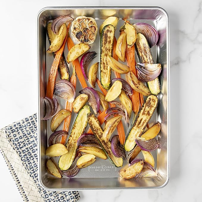 Nordic Ware High-Sided Naturals Aluminum, 4 Pack