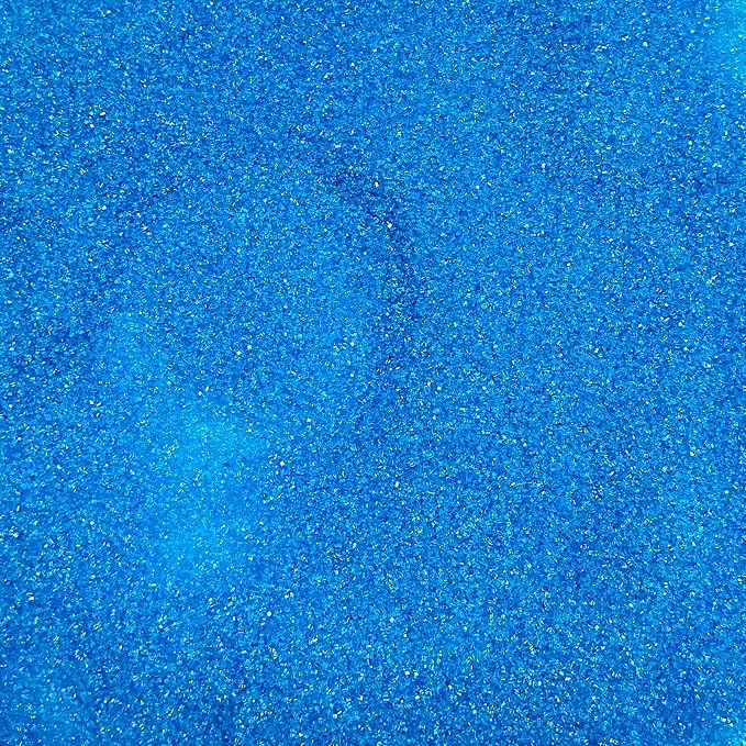 Edible Blue Sanding Sugar Sprinkles 142g/ 5.01oz Sparkling Blue Sugar Crystals for cake decorating for Cakes, Cookies, Cupcakes, Ice Cream Topping and Rimming Sugar