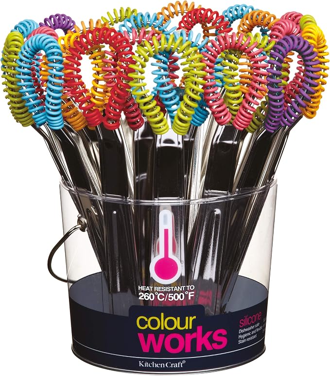 Colourworks KitchenCraft Magic Whisk, 21 cm - Purple