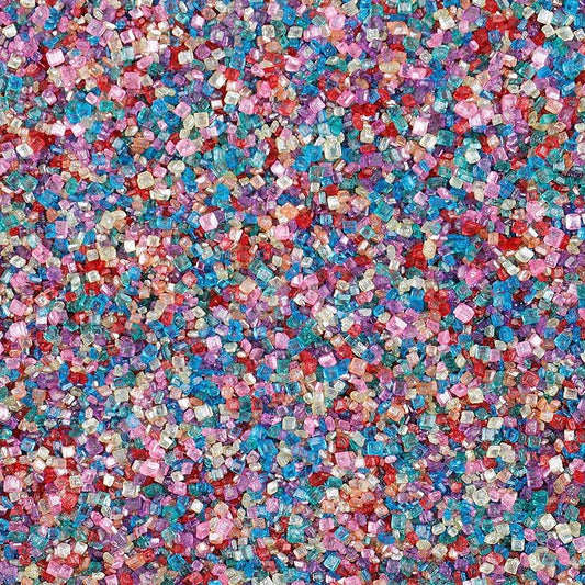Rainbow Sanding Sugar Sprinkles, 4.6 oz Edible Colorful Sugar Crystals for Baking Topping, Cupcakes, Cookies, Ice Cream & Cake Decorating, Wedding Party Birthday Christmas Holiday Supplies