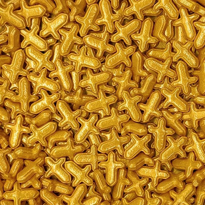 Dynastang Gold Cross Sprinkles Edible Cross Cake Decorating Stars Cake Decorations Cupcake Toppers Cookie Decorating Perfect for Cakes, Cupcakes, Desserts Toppings 3OZ