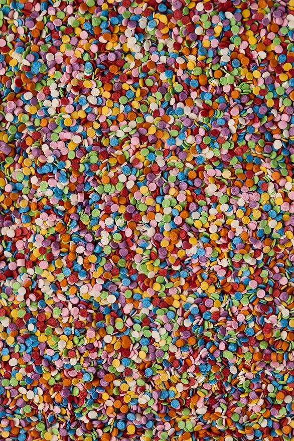 India Tree Nature’s Colors My Party Sprinkles, 2.8 oz Glass Jar