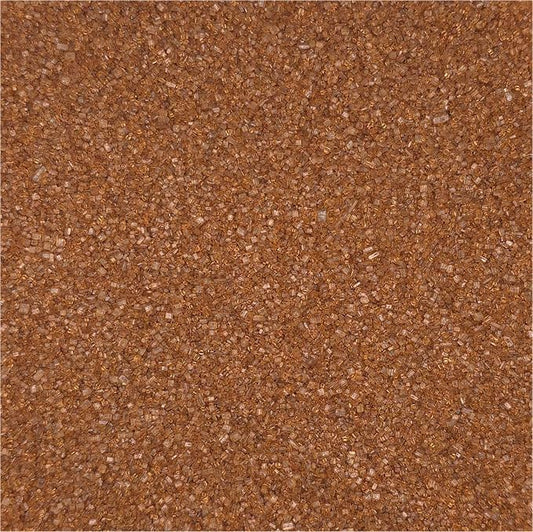 NCS Brown Coarse Sanding Sugar, Crystal Decorating Sugar for Baking & Drink Rims, 7 oz