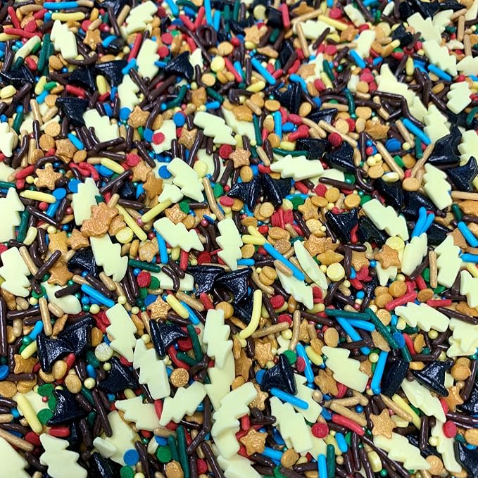 COOL MOM SPRINKLES Wizard Sprinkles (4 oz.) – Harry Potter Birthday Themed Sprinkles for Decorating Cakes, Cupcakes, Cookies & Desserts – Mixed in the USA/Gluten-Free