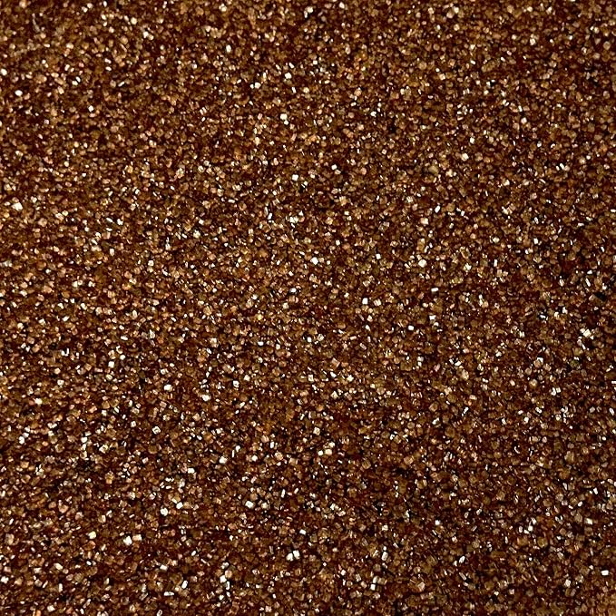 Edible Brown Sanding Sparkling Course Sugar Sprinkles 142g/ 5.01oz Brown Sprinkles Sanding Sugar for Baking, Cookies, Cupcakes, Ice Cream Topping and Rimming Sugar