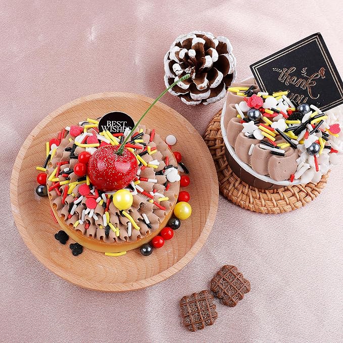Red Black White Sprinkles, 4.6oz Edible Cartoon Mouse Sprinkles for Cake Decorating, Ice Cream Sprinkles for Baking Cupcake Cookie Desserts