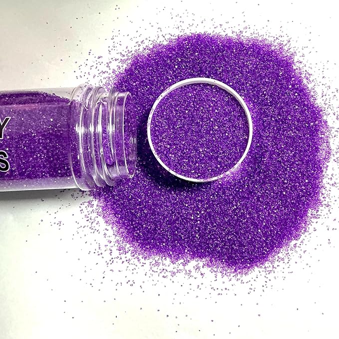 Edible Purple Sanding Sugar Sprinkles 142g/ 5.01oz Sugar Crystals for Cake Decorating Candy Baking Decorations Ice Cream Toppings and Cookie Decorating for Valentines Halloween Christmas
