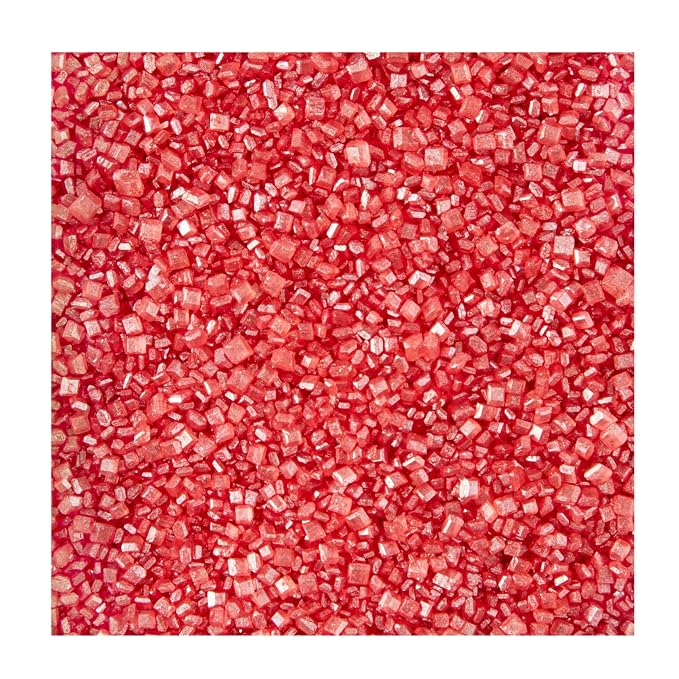 Wilton Pearlized Sugar Sprinkles for Cookie & Cake Decorating, 5.22 oz., Ruby Red