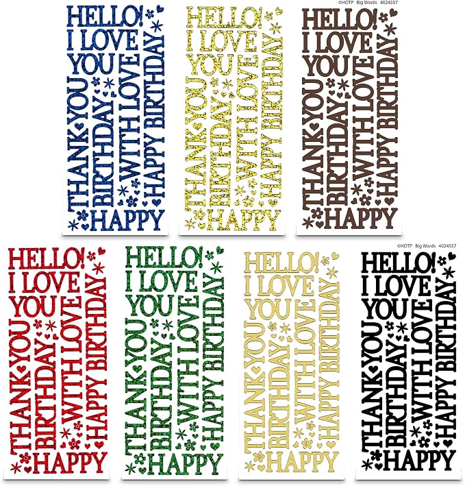 Paper Wishes – Dazzles Greetings Collection | Unique Stickers for Scrapbooking, Cardmaking, Gifts and All of Your DIY Crafting, Art and Creative Projects - Inspiration at Your Fingertips