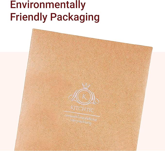 KITCHTIC Reusable Single Piping Bag - Premium Design, Dishwasher Safe - Cotton, Black - Professional Dressing Bag with E-Book Tips
