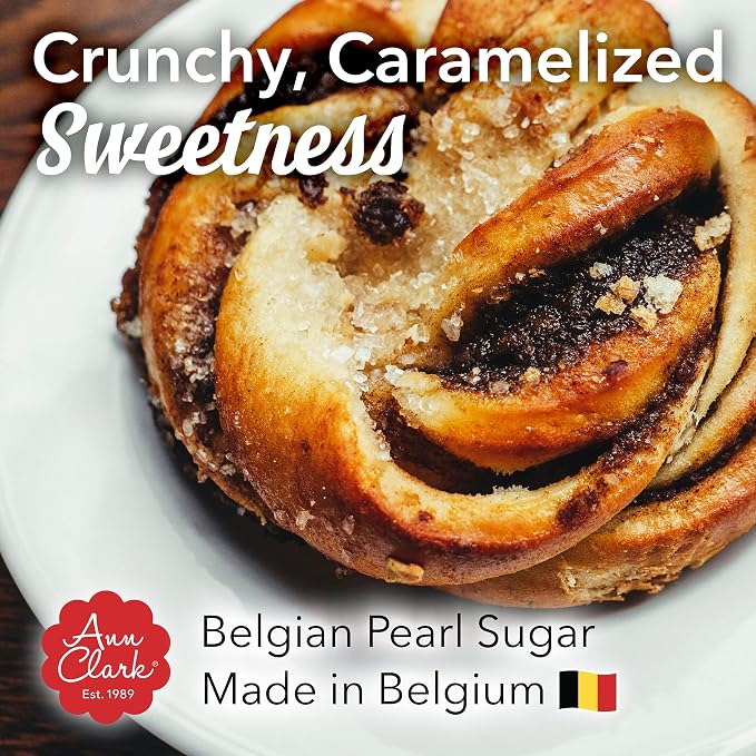 Ann Clark Authentic Belgian Pearl Sugar, 8 oz. (2 Pack)