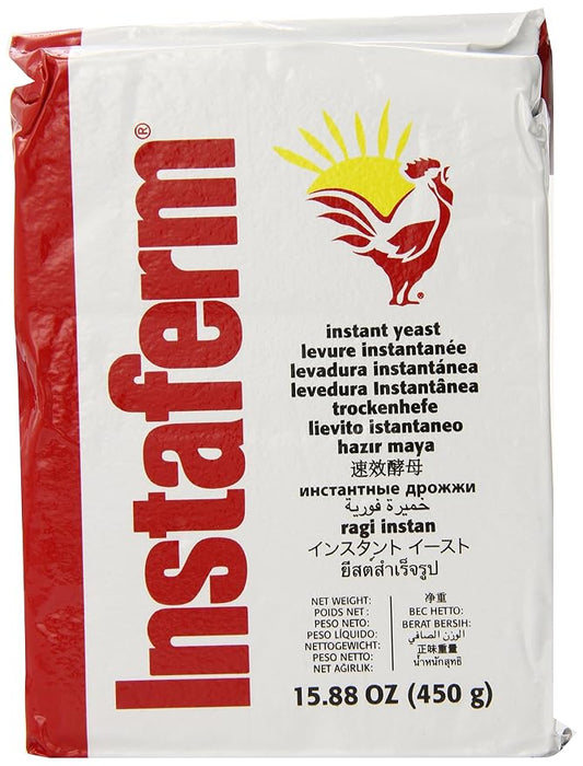 Lallemand Instaferm Instant Dry Yeast Leavening Agent, Red, 1 Pound