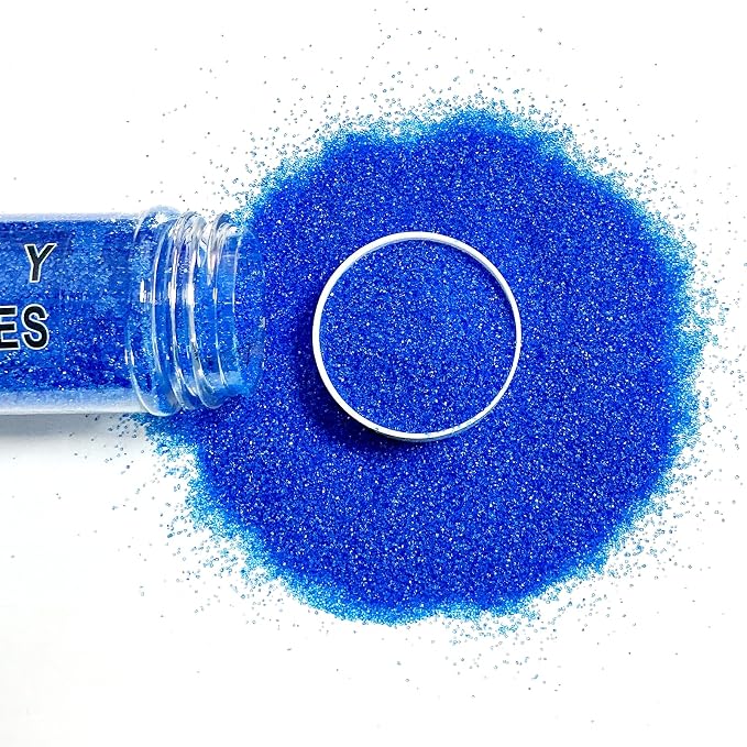 Edible Royal Blue Sanding Sugar Sprinkles 142g/ 5.01oz Sprinkles for Cake Decorating Candy Baking Decorations Ice Cream Toppings and Cookie Decorating for Wedding Parties Valentines Halloween Christmas