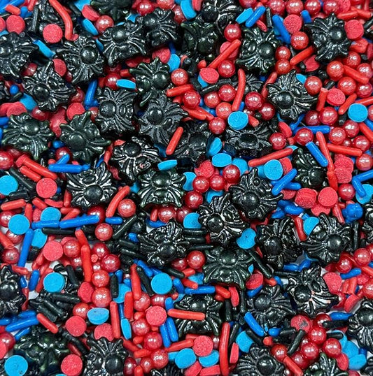 Sentovac Spiders and Pearls Mixing Cake Sprinkles Cake and Cupcake Topper Decorations Sprinkles Cookie and Ice Cream Topper Decoration Supplies 3.53OZ