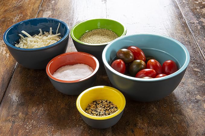 Prepara Two-Tone Melamine Pinch Bowl, Multicolored (Pack of 60)