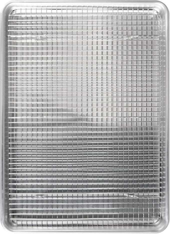 Fat Daddio's CR-HALF Stainless Steel Cooling & Baking Rack, 12 x 17 Inch