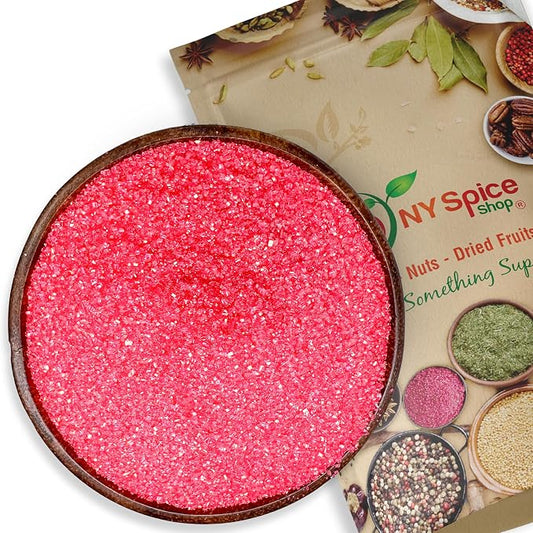 NY Spice Shop Pink Sprinkles Sanding Sugar - 1 Pound Mix Pink Sprinkles for Holiday Dessert Decoration - Baking Decoration For Cupcakes Cookies Cakes & Dessert Toppings