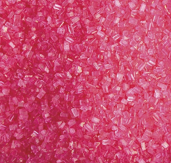 Wilton Pink Sparkling Sugar, Shimmering Sprinkles for Decorating Cakes, Cupcakes, Cookies & Desserts, Edible Pink Sugar Crystals for Baking, 5.2 oz.