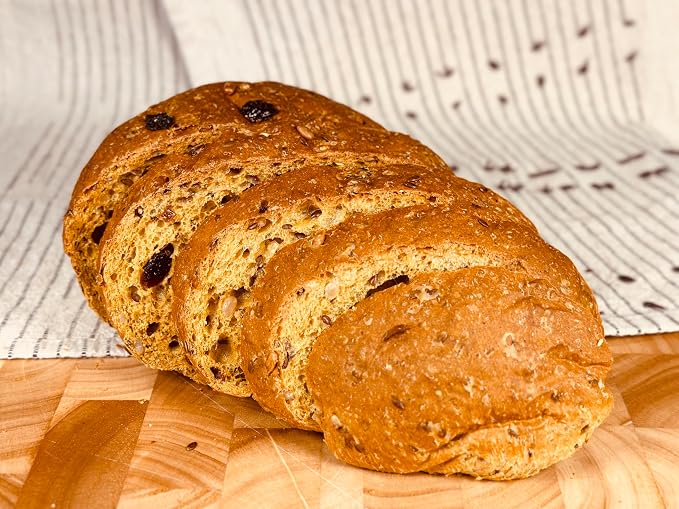 Molibake Alaskan Forest Bread Mix 15 oz Cranberry Multigrain Baking Mix with Flax & Sunflower Seeds