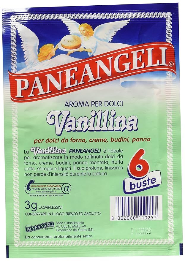 Paneangeli Vanillina 1 Envelope / 6 Servings