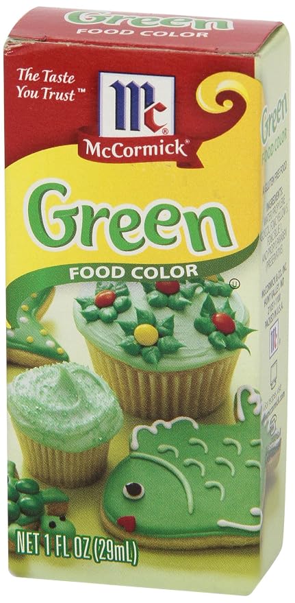 McCormick Green Food Color, 1 fl oz (Pack of 2)