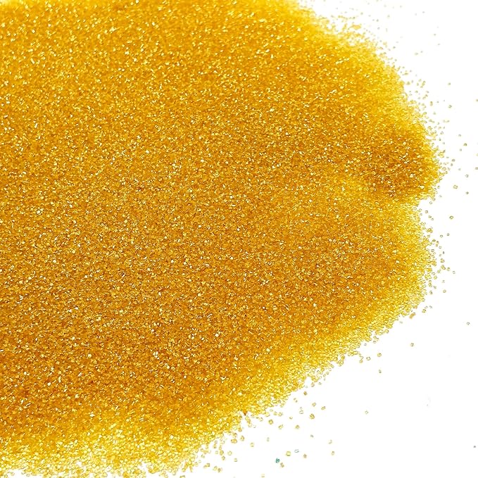Edible Gold Sanding Sugar Sprinkles 142g/ 5.01oz Sugar Crystals for Cake Decorating Candy Baking Decorations Ice Cream Toppings and Cupcake Decorating for Valentines Halloween Christmas