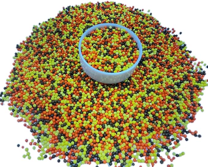 Sentovac 2mm Fall Nonpareils Pearl Sugar Sprinkles for Cake Decorating |Edible Cake Cupcake| 1 Bottle 3.88oz/110g Sprinkles for Decorating