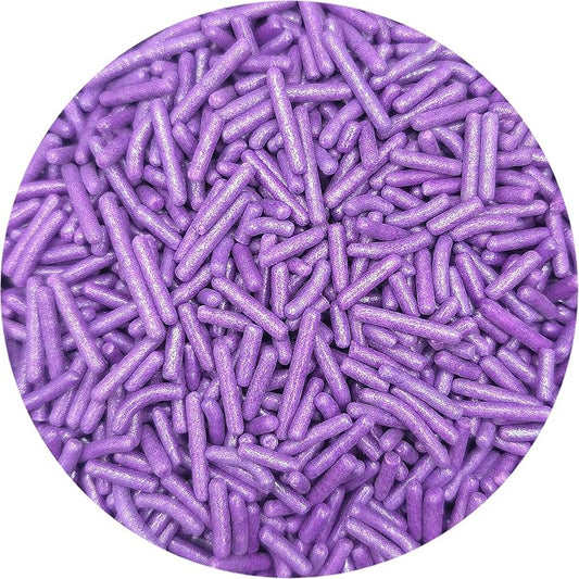 NCS Pearlized Purple Jimmies Edible Sprinkles – Cupcake, Cake & Cookie Decorations, 7 oz