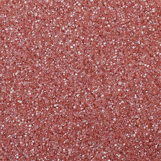 Rose Gold Sprinkles for Cake Decorating, Sanding Crystal Sugar 130g/4.59oz, Cupcake, Cookie and Donuts Toppings