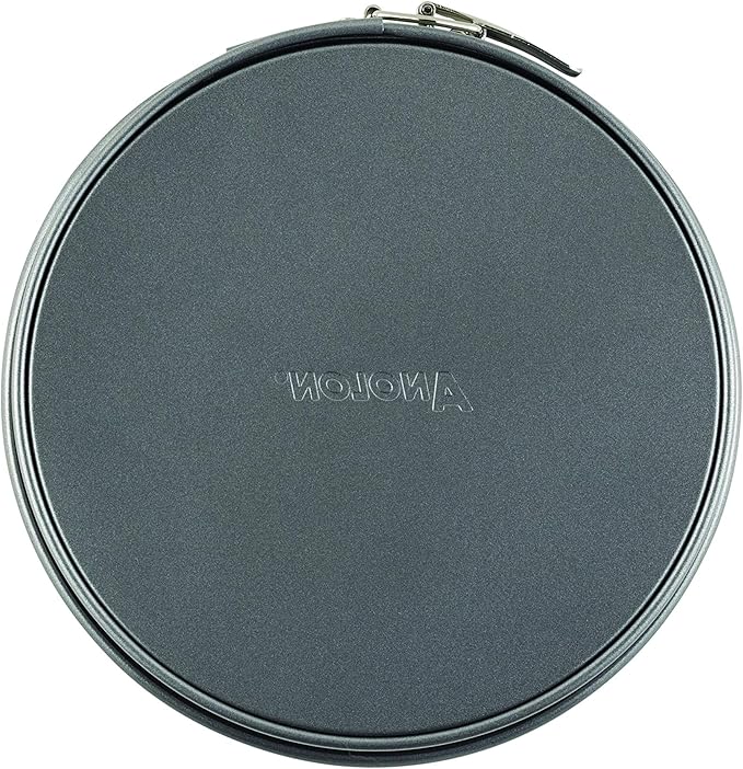 Anolon 54711 Advanced Nonstick Springform Baking Pan / Nonstick Springform Cake Pan / Nonstick Cheesecake Pan, Round - 9 Inch, Gray