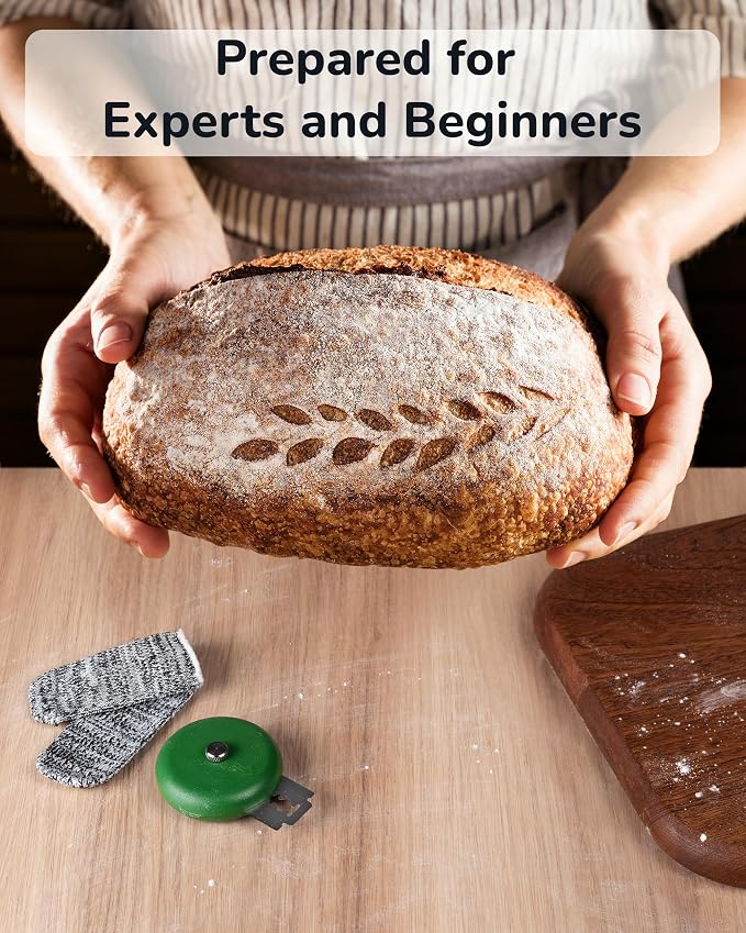 Sourdough Bread Lame Dough Scoring Tool, Safe Stable Precise for Sour Dough Scoring Substitute Dangerous Wooden UFO Bread Lame, Bread Knife for Homemade Bread Scorer, Bread Baking Supplies Accessories