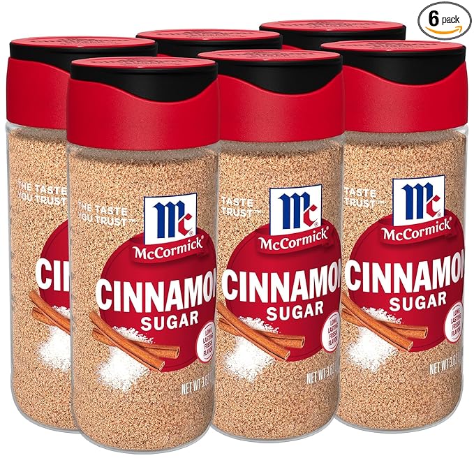 McCormick Cinnamon Sugar, 3.62 oz (Pack of 6)