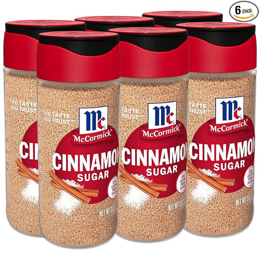 McCormick Cinnamon Sugar, 3.62 oz (Pack of 6)