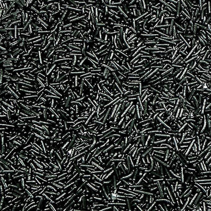 Homipooty Black Soft Jimmies Sprinkles Edible Candy Jimmies Sprinkles for Cake Decorating 78g/2.75oz Cookie Cupcake Topper Ice Cream