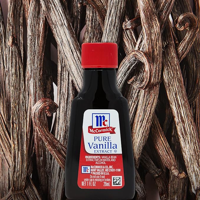 McCormick Vanilla Extract, Pure, No Corn Syrup, Gluten Free, Rich, Sweet Flavor and Aroma for Baking and Savory Dishes, 1 fl oz