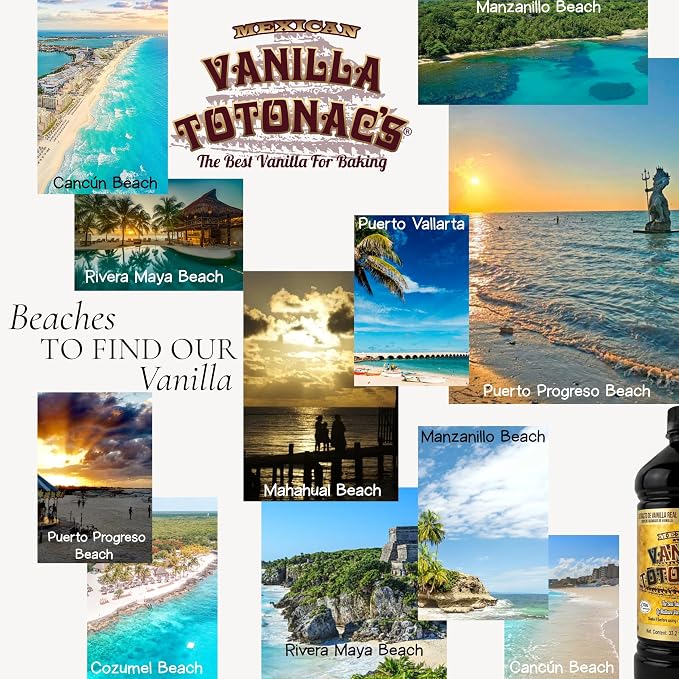 Mexican Vanilla Totonac’s - 16.6 Oz (500 mL) Bottle - Pure Vanilla Extract