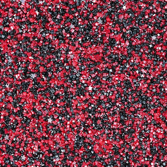 Cobakey Sanding Sugar Edible Glitter Stars Mix, Sugar Sprinkles for Cake Decorating, Sparkling Sanding Sugar for Halloween Holiday Cupcake Cookie Decorations Wedding Party Celebrations Halloween