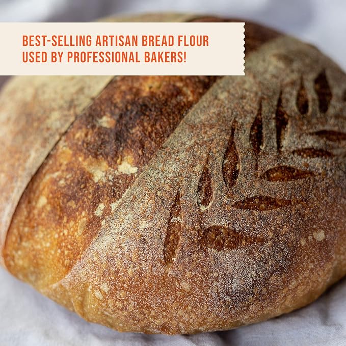 100% Organic Bread Flour - Flour for Baking - 5 Pounds