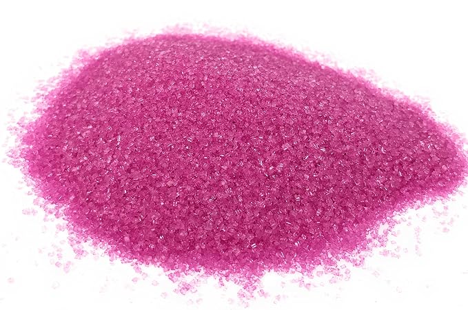 Snowy River Pink, Cocktail & Margarita Sugar Rimmer - Vibrant Color Glass Rimming Sugar with Medium Crystal Texture - 8oz