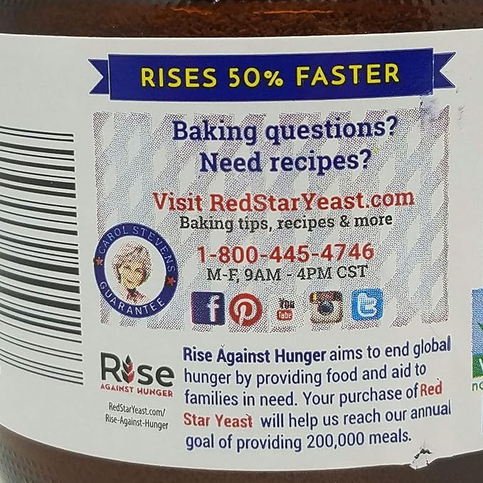 Red Star Yeast Jar Quick Rise -PACK OF 2