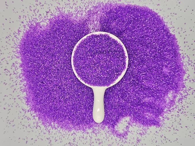 Edible 5 Ounce Medium Decorative Purple Sanding Sugar Sprinkles for Baking, Sparkling Crystals for Cakes, Cookies, Cupcakes, Ice Cream Topping and Rimming Sugar