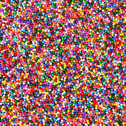 Rainbow Sprinkles Bulk for Baking 7 oz - Rainbow Nonpareils Sprinkles 2mm Pearls for Baking Cookies, Cakes, Cupcakes, Ice Cream, Chocolate | Perfect for Birthday Christmas Parties & Celebrations