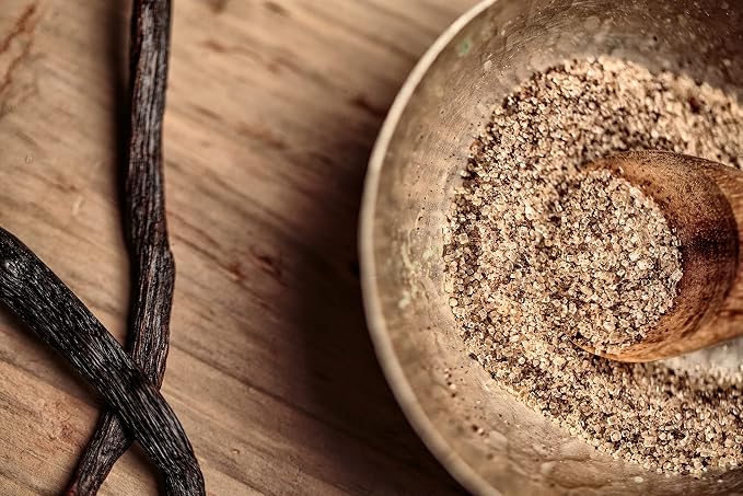 Organic Vanilla Bean Sugar - Made with Real Madagascar Vanilla Pods & Pure Cane Sugar - for Cooking, Baking, & Additional Flavoring - A Sweet Substitute for Extract, Paste, and Beans - 12 OZ