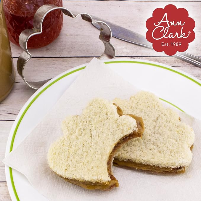 Ann Clark Cloud Cookie Cutter 3.75", Made in USA | Happy Little Cloud, Perfect Size and Shape, America’s Largest Cookie Cutter Maker, Food-Safe American Steel