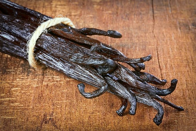 25 Organic Madagascar Whole Grade A Vanilla Pods for Vanilla Extract and Baking