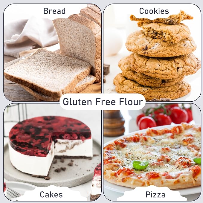 Great River Milling Gluten Free All Purpose Flour | Made from All Purpose Gluten Free Baking Alternative Ingredients | Non-GMO, Glyphosate Free, Kosher, Vegan Certified | 5 Lb